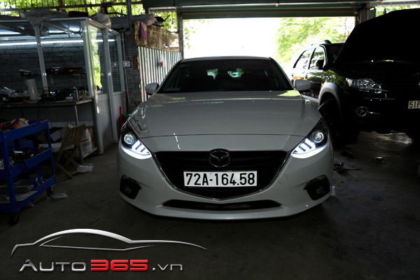 Đèn Mustang độ cho mazda 3